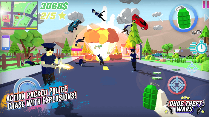Dude Theft Wars на ПК через LDPlayer 9-01