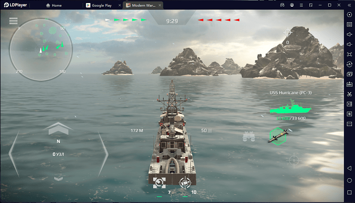 Modern Warships на ПК через LDPlayer 9-02